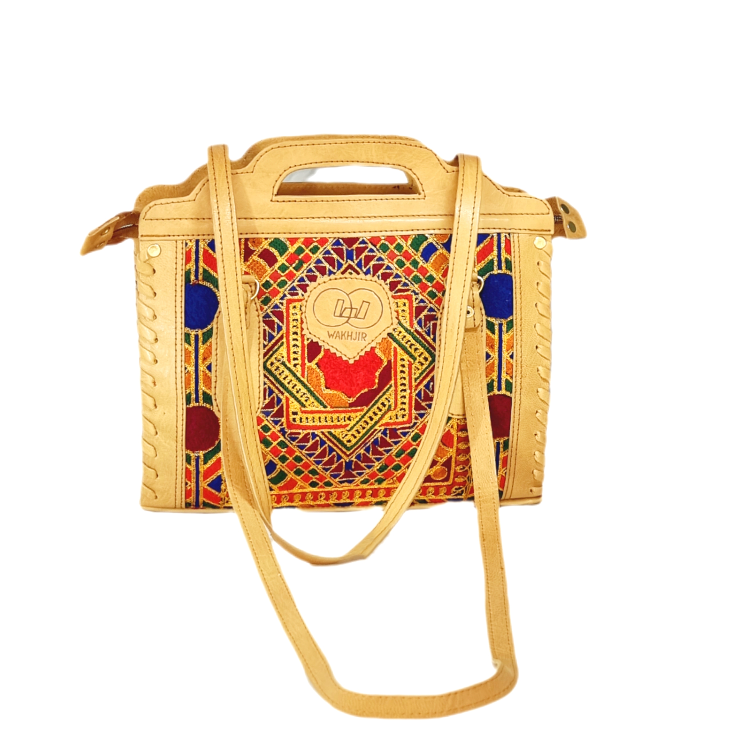 Leather Matching Shoulder Bag, Shoes & Purse | Cream Satchel Bag, Envelope Purse, Flat Shoes