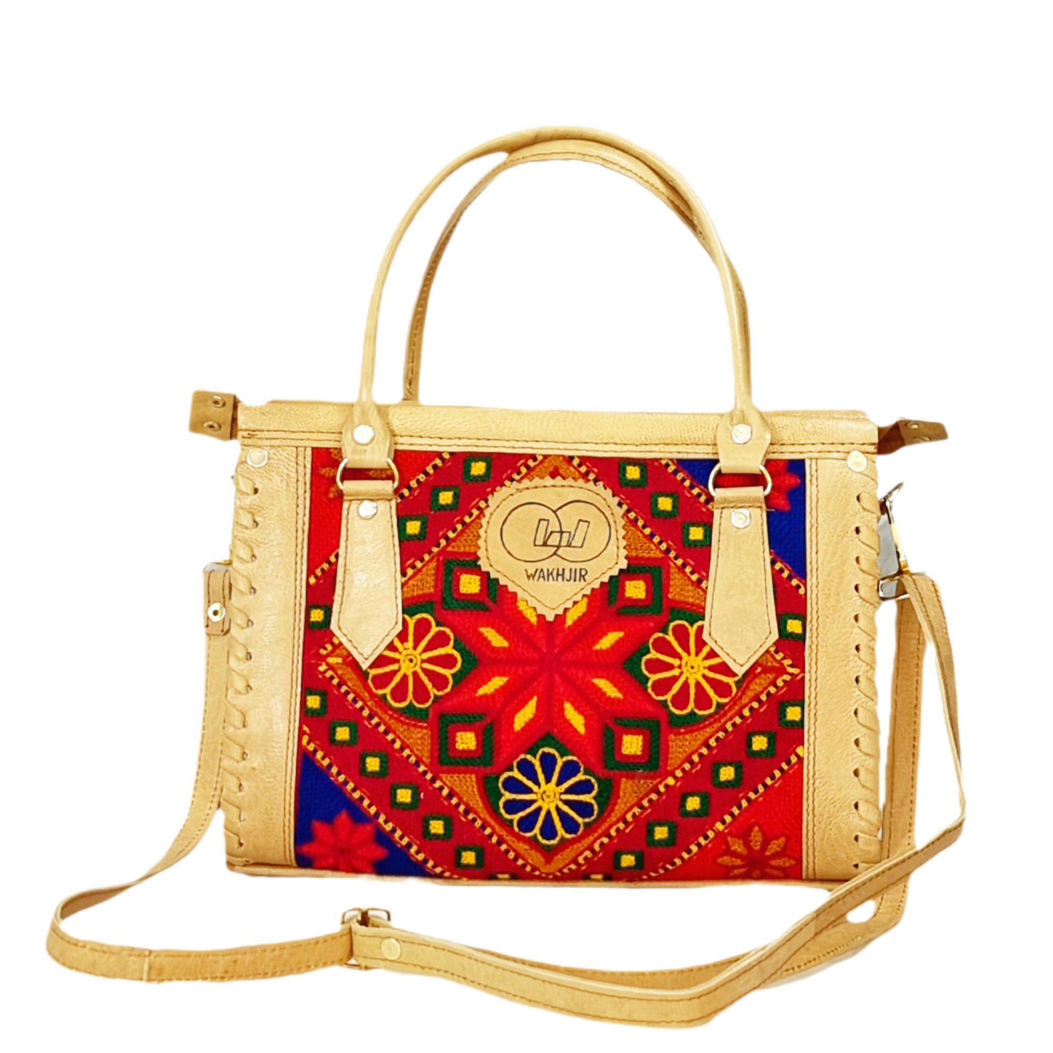 Handmade Leather Matching Bag, Purse & Shoes | Cream Satchel Bag, Clutch Purse, Flat Shoes