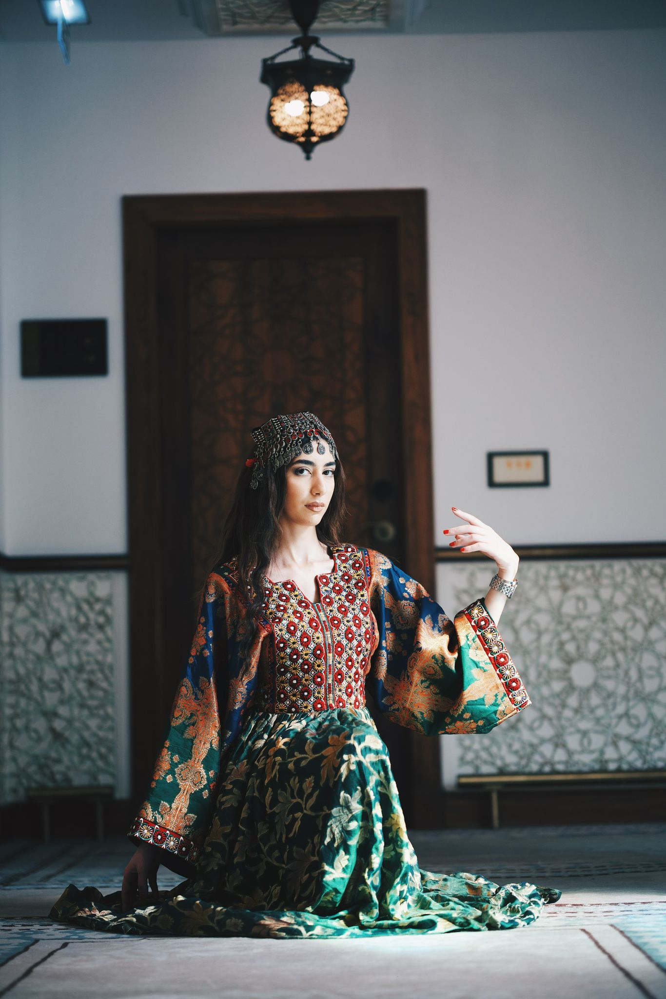 Balouch Hand Embroidered Floral dress