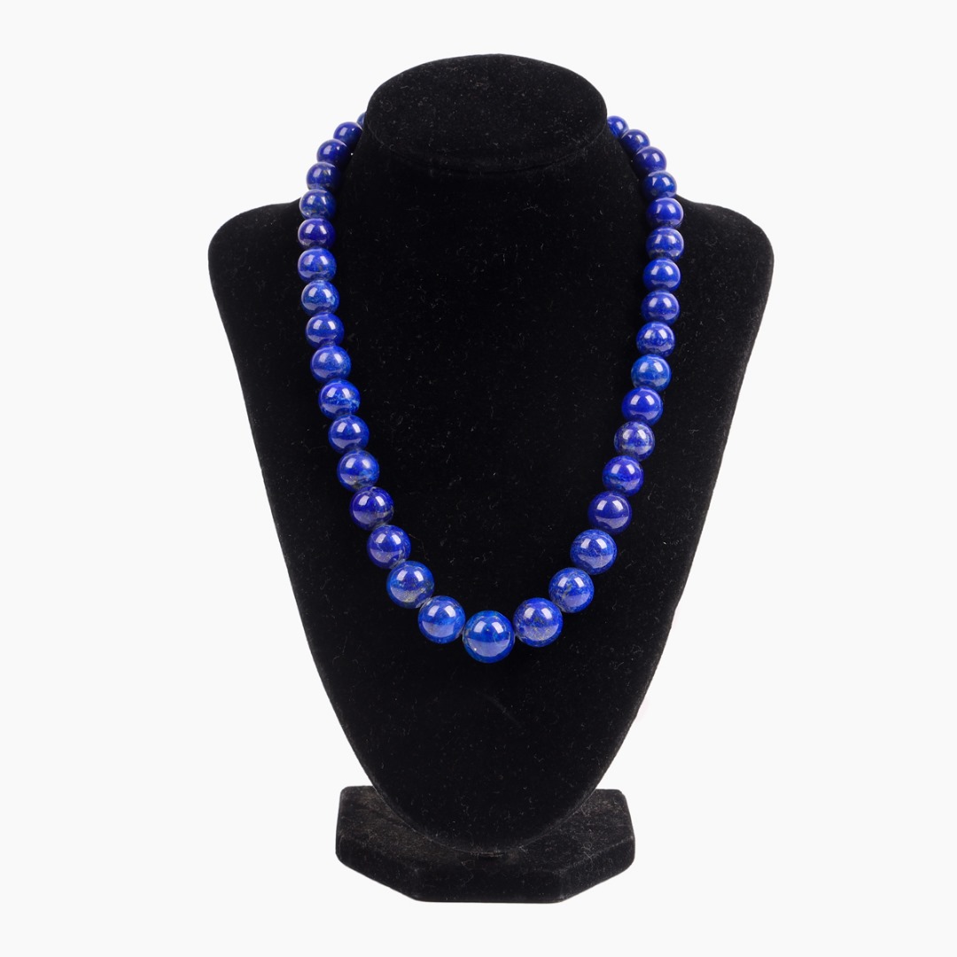 Lapis Necklace, gemstone necklace, Natural Stone Necklace Aseel